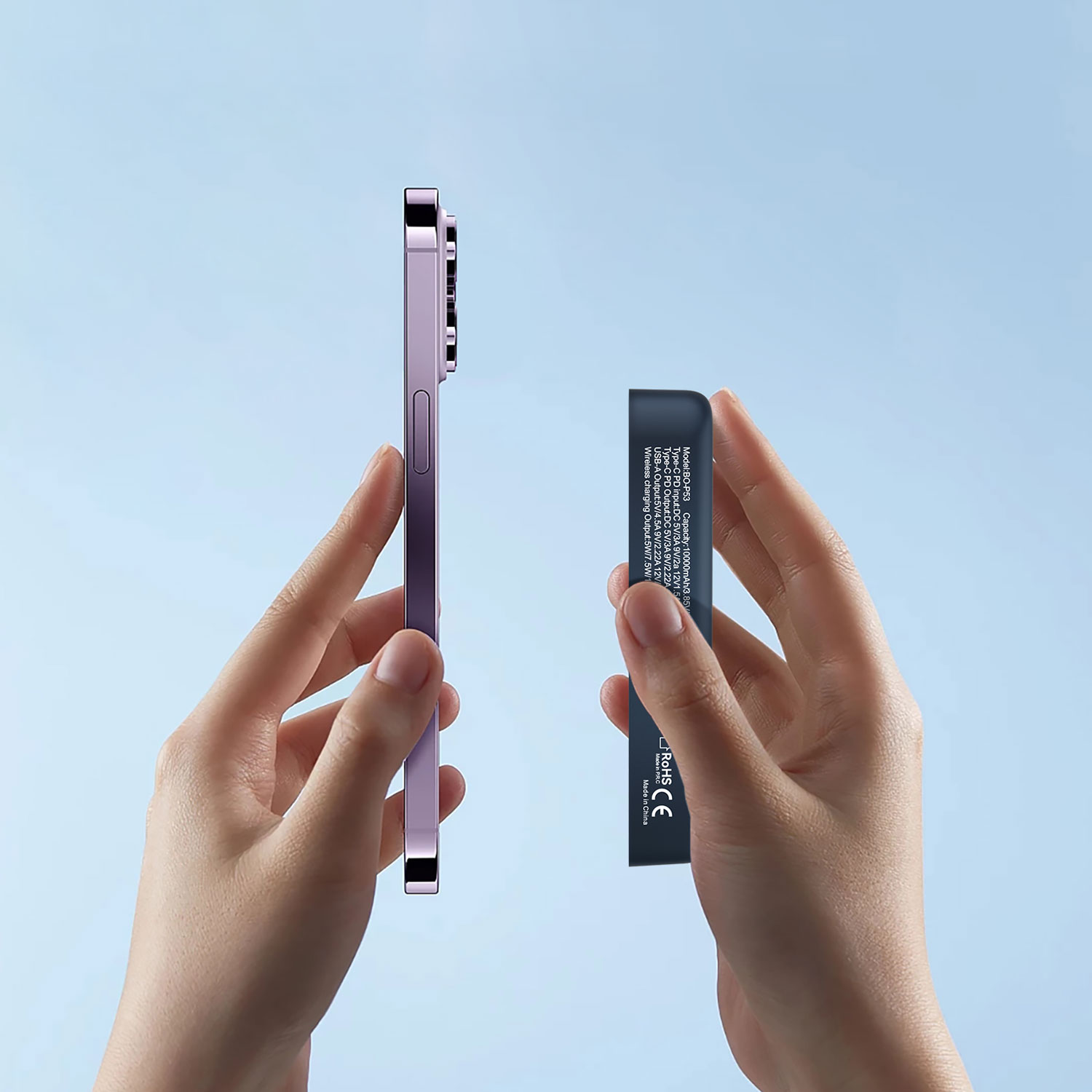 Power Bank de remplissage sans fil portatives magnétiques 10000mAh pour IPhone 15