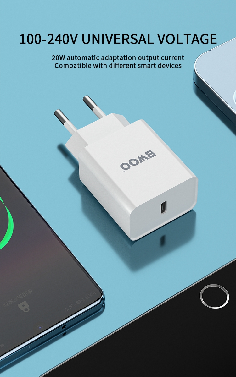 BWOO Boitier 20W charge rapide - type C