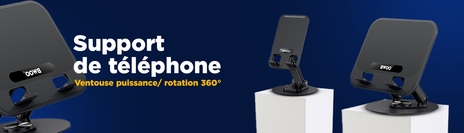 Bannière Support de téléphone