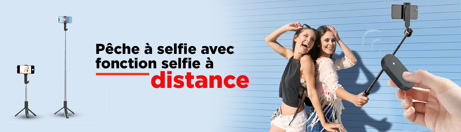 Bannière Trépied selfie