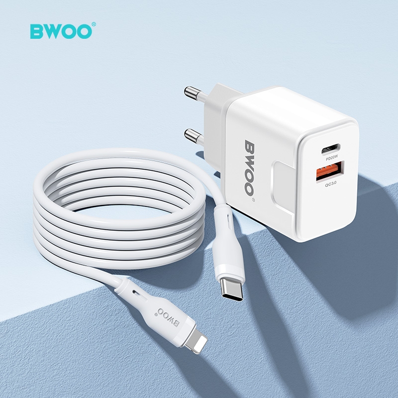 BWOO Chargeur complet 20W type C vers iPhone