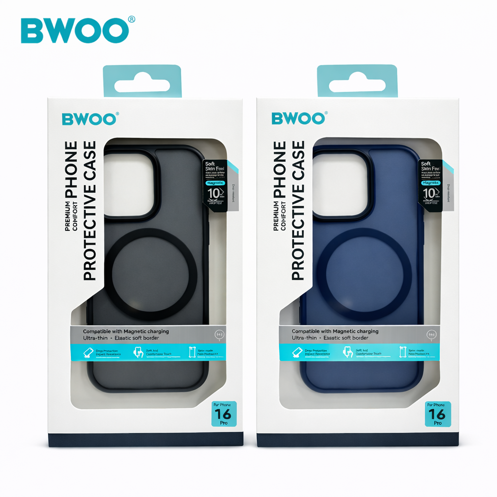 Coque de protection intégrale BWOO pour iPhone 16 Pro